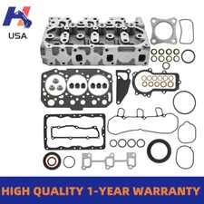 Cylinder Head Assemblyfull Gasket Kit For Komatsu 3d70 Engine Wa10-1 Loader