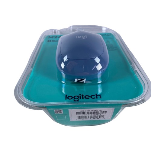 Logitech M240 Silent Wireless Mouse Ambidextrous (Blue Color) Brand New Sealed - Picture 2 of 4
