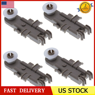 4 x 8268743 Upper Dishwasher Rack Wheel for Whirlpool Kenmore KitchenAid