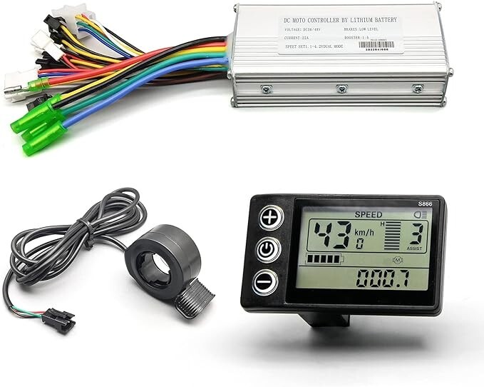 ELECTRIC BIKE HUB MOTOR CONTROLLER 22A 36V/48V 500W BRUSHLESS