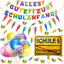 Schuleinführung Schulanfang Einschulung Deko...