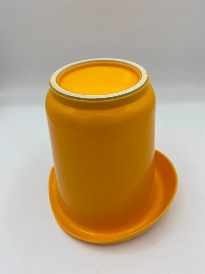Rührschüssel "Rubbermaid" Schüssel Material: Hostalen 1,0 L Orange Vintage Kult - Bild 4 von 4