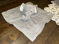 HTF Baby Essentials Gray Elephant Security Blanket/Lovey 2020