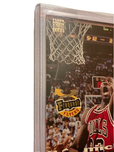michael jordan topps stadium club frequent flyers