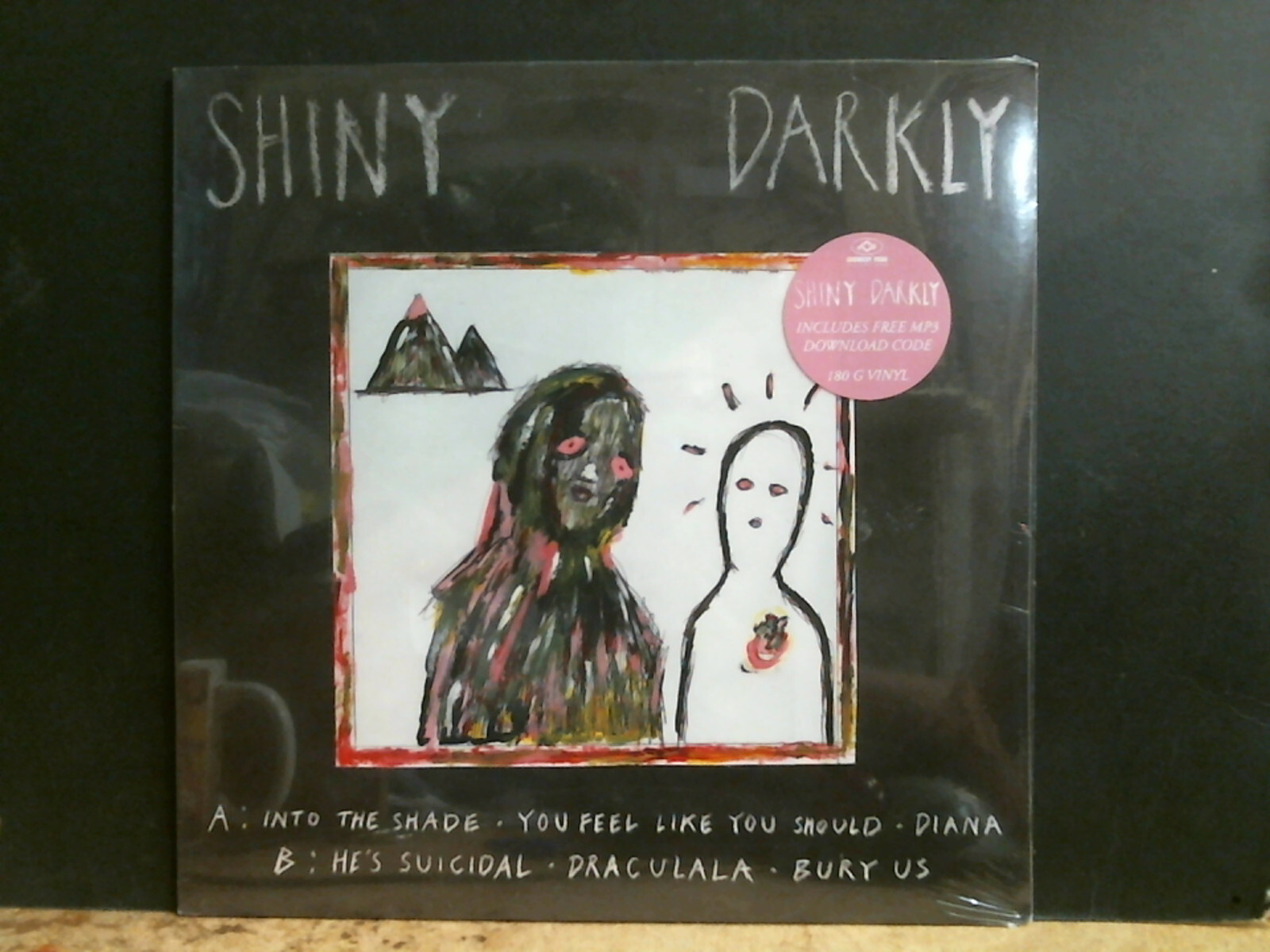 SHINY DARKLY  Shiny Darkly  LP   2012  vinyl  Danish Post Punk SEALED MINT COPY!