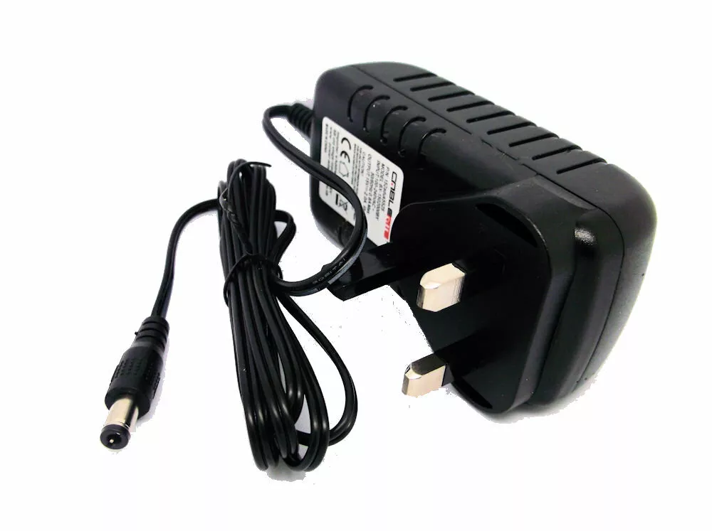 9v Tesco Technika 7 inch Twin Portable DVD Player quality power supply  charger c