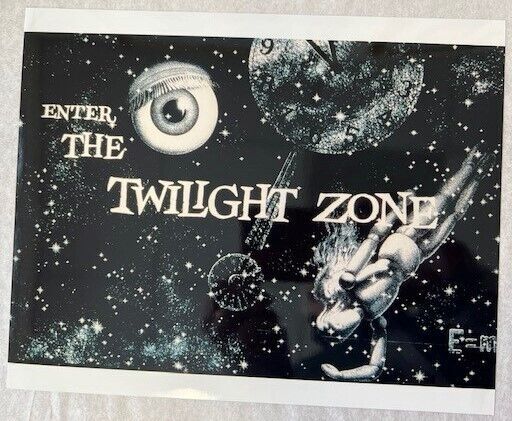 The Twilight Zone TV series classic opening sequence imagery 8x10