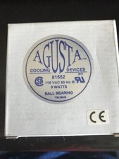total 5 AGUSTA Cooling Devices 81552 115VAC 60Hz 9 Watts Ball Bearing Fan