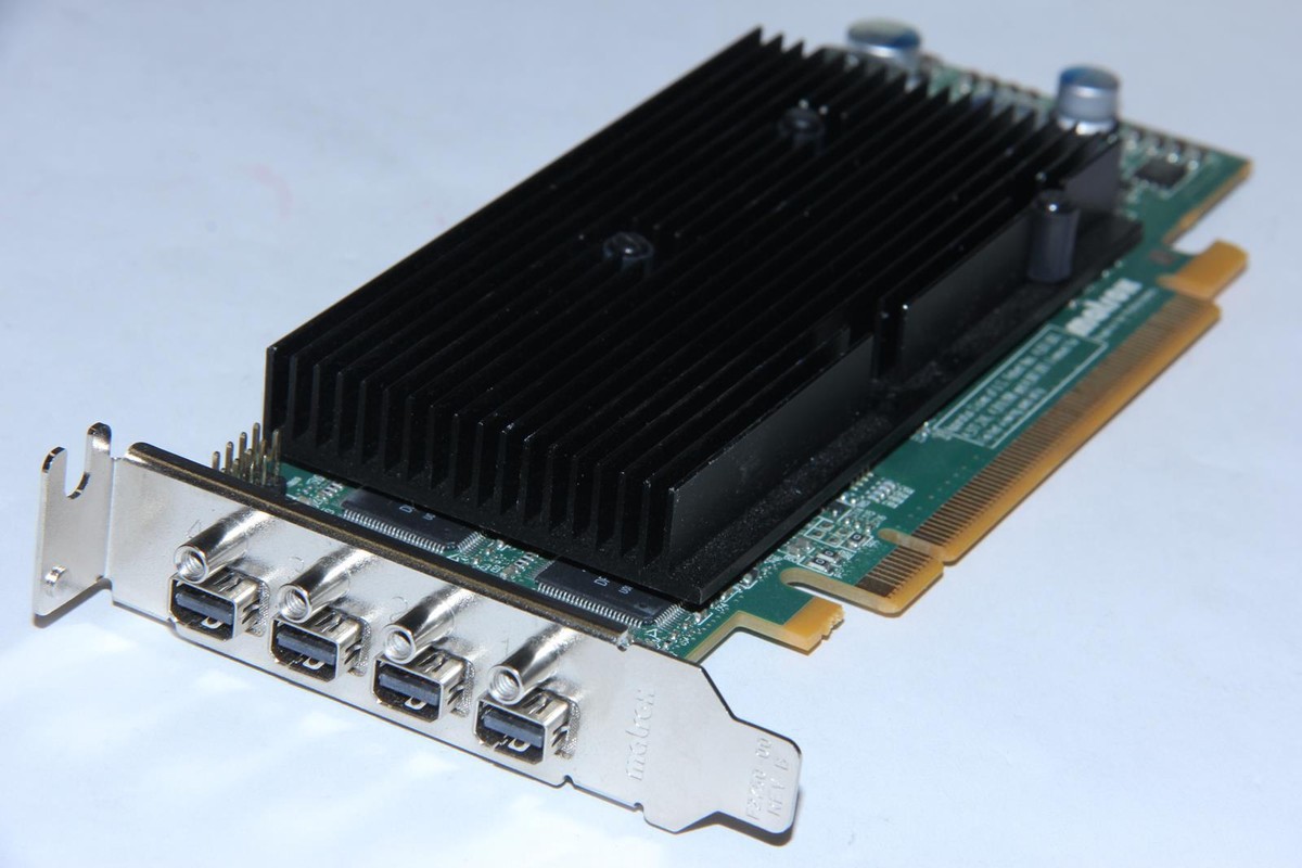 Matrox M9148 Graphics Card 1GB M9138-M9148 F7371-0201 PCIe X16 LP