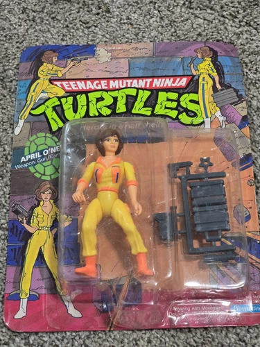 🔥 1988 April O’Neil Teenage Mutant Ninja Turtles Action Figure NEW! SEALED! UP!