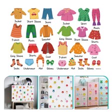 Organization Decals Wardrobe Stickers Clothing Labels Children Closet