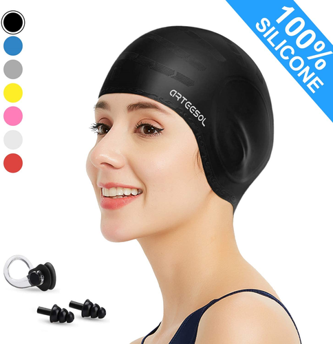 Silicone Swim Cap Swimming Hats Anti 