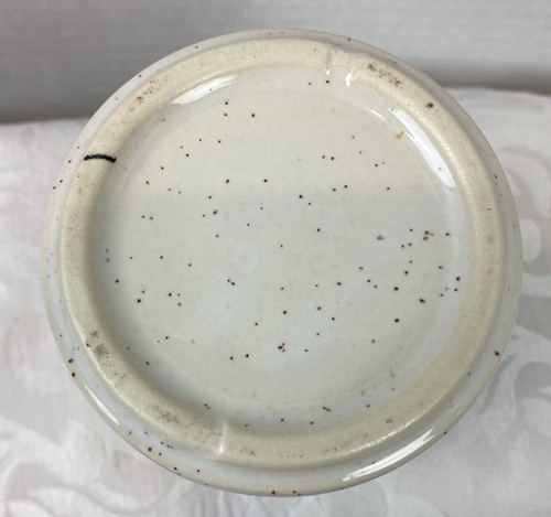 Vintage Strawberry Jam Jelly Condiment Jar Lidded 1852 USA Stoneware Country - Picture 7 of 9