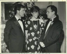 1987 Press Photo Hunter and Cathy Pierson and Charley Trimble, New Orleans