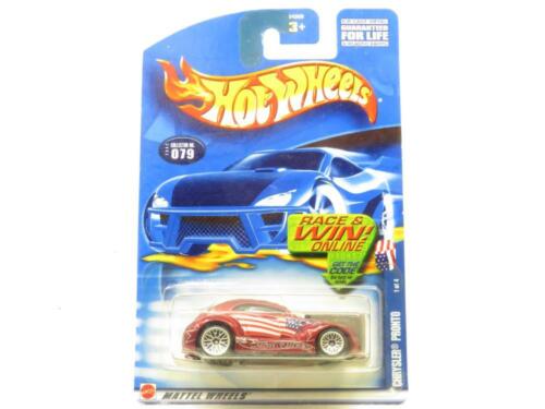 Hotwheels Chrysler Pronto 079 54389 Red Long Card 1 64 Scale Sealed - Photo 1/3