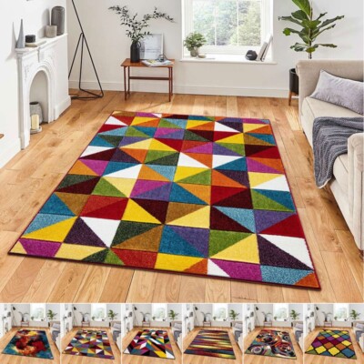 Multi Großflächenteppiche Wohnzimmer Schlafzimmer Teppich Flur Läufer Küche Fußmatte