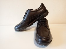 SCARPE GEOX UOMO STRINGATE NERO TAGLIA 45 U ROMARYC B NAPPA
