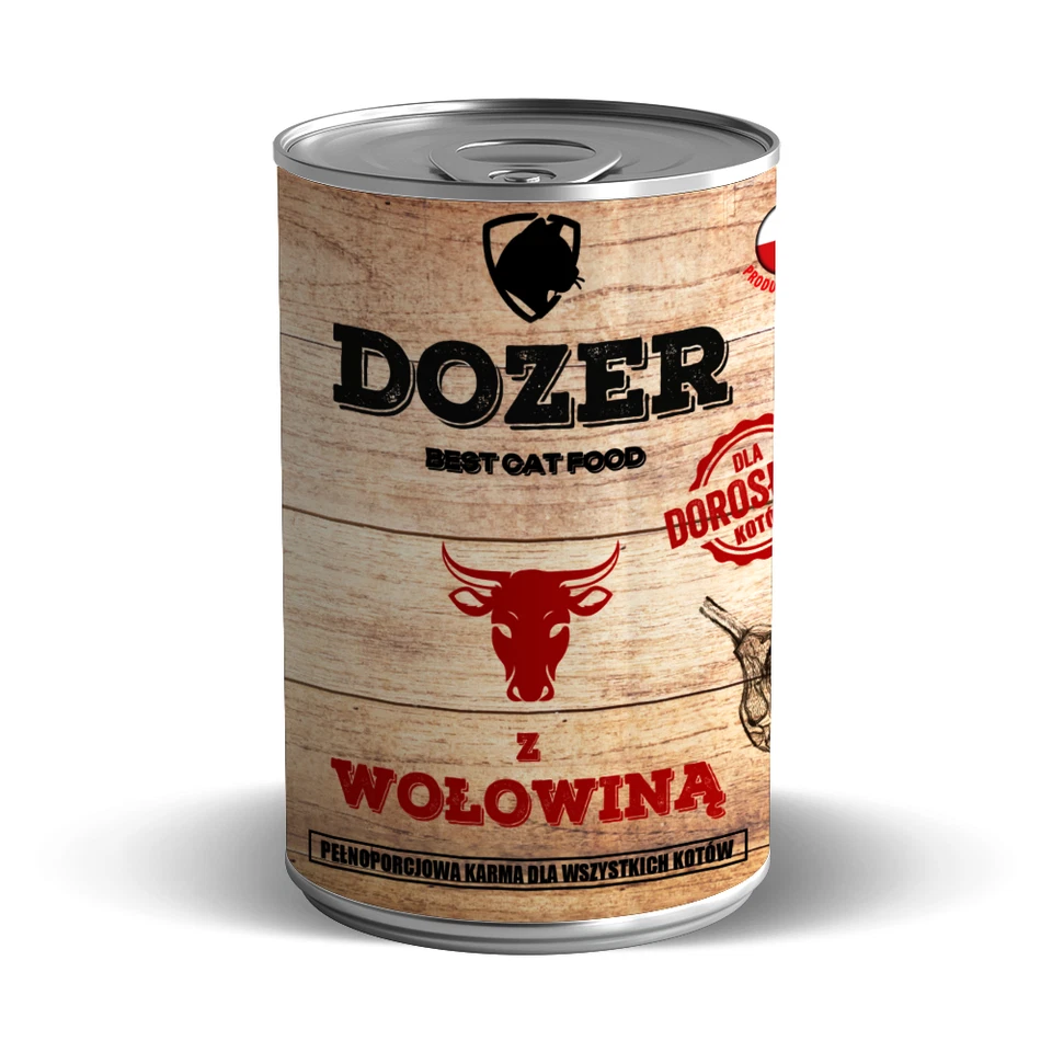 72 x 400g Katzenfutter Nassfutter DOZER Premium für Katzen Mix TOP in Dosen - Bild 4 von 4