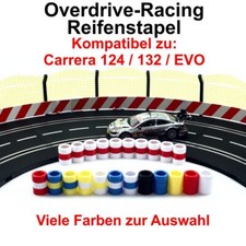 Reifenstapel für Carrera 124 132 Slotcar Reifen Kurven Geraden Deko Boxengasse