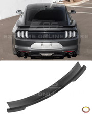 Rear Wing Spoiler Fits 15-23 Ford Mustang S550 Matte Black Trunk Lid Ducktail