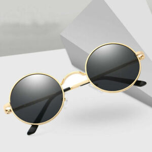 Round Lens Sunglasses Mens Womens Ladies John Lennon Fashion Circle Ozzy Hippie