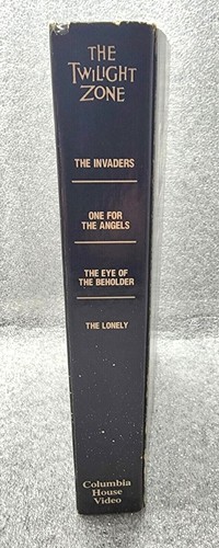 Vintage Boxed Twilight Zone VHS Tape 4 Episodes Columbia House Video 1960s - Picture 2 of 3
