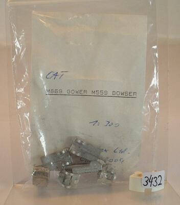 Metal 1/300 CAT 3x M 869 Gower M 559 Bowser #3432