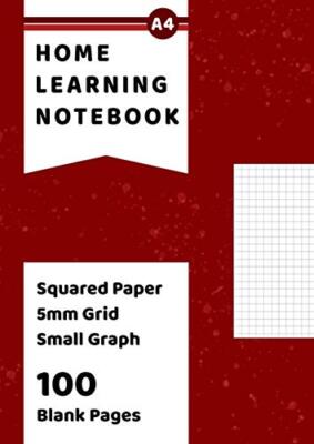 Squared Paper 5mm Small Graph Notebook 100 Blank Grid Pages with 5mm 0 ...