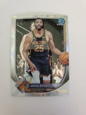 2025-26 Bowman Chrome Basketball Mikal Bridges Lava Refractor /399