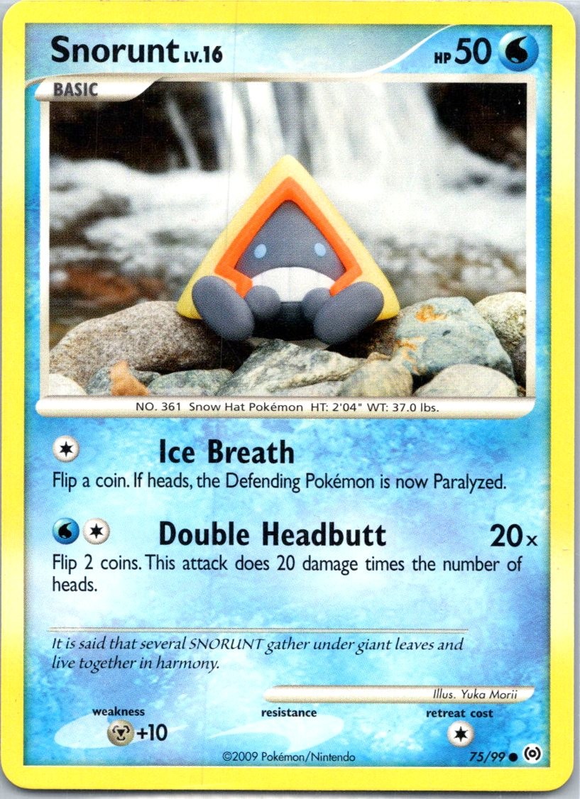Snorunt 75/99 Common Arceus 2009 LP