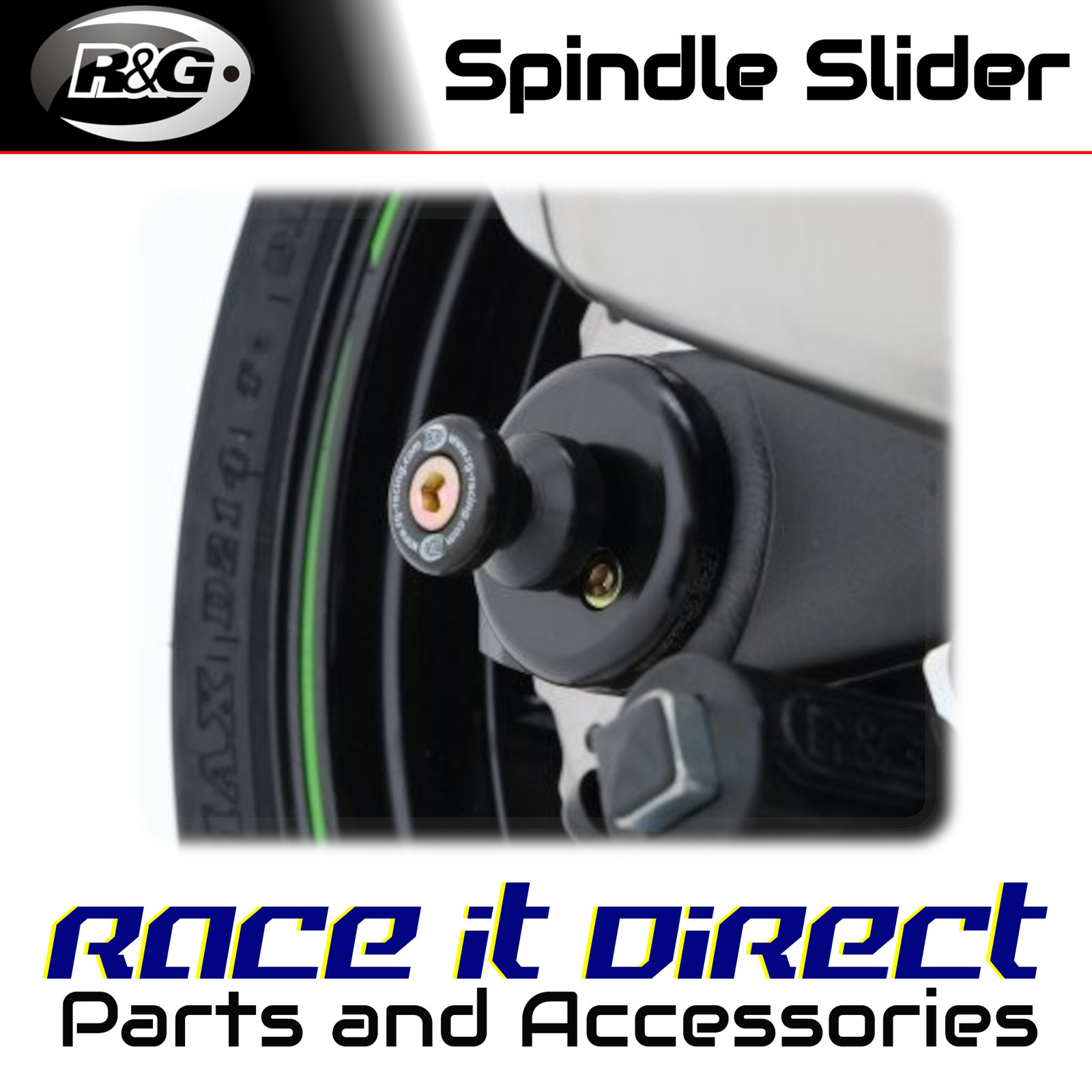 Spindle Sliders for Kawasaki Z1000SX (Ninja 1000) 2011-2019 R&G