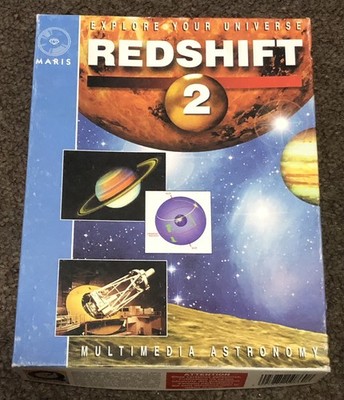 Redshift 2 Explore Your Universe Maris Multimedia Astronomie CD-ROM Windows & Mac