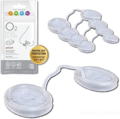 Nose Nasal Filters 4 Pack Invisible Nasal Screens for Allergies Dust & Smoke A..