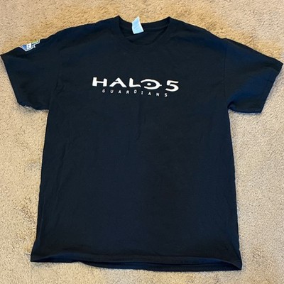 Gildan Seattle Sounders FC Halo 5 Guardians Black Shirt Size L MLS Soccer