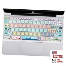 Silicon Keyboard Cover Skin for HP Chromebook 11 x360, 14-ca, 14-ak, 14 Sakura