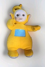 Vintage 1998 TELETUBBIES Laa Laa Yellow Plush Doll 12  Playskool Works