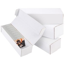 Card Storage Box,4-Pack 1000 Count Card Box,Trading card storage box for TCG/M
