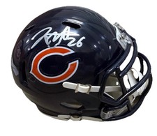NAHSHON WRIGHT signed (CHICAGO BEARS) 🐻 mini football helmet JSA COA CL20618