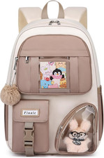 School Backpack for Teen Girls Bookbag: Cute 15.6 Inch Backpacks for Kids Middle