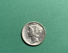 1919-S Mercury Dime ~  (AU++) ~ Obverse Lightly Scratched -90% Silver