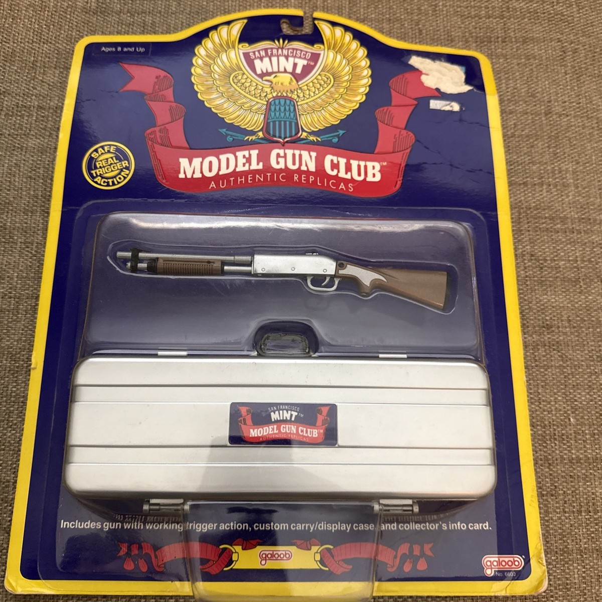 1989 GALOOB Miniature Toy San Francisco Mint Model Gun Club Pump