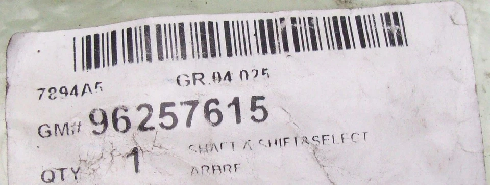 Chevrolet Matiz Shift Selector Shaft A 96257615 - Image 3 of 3
