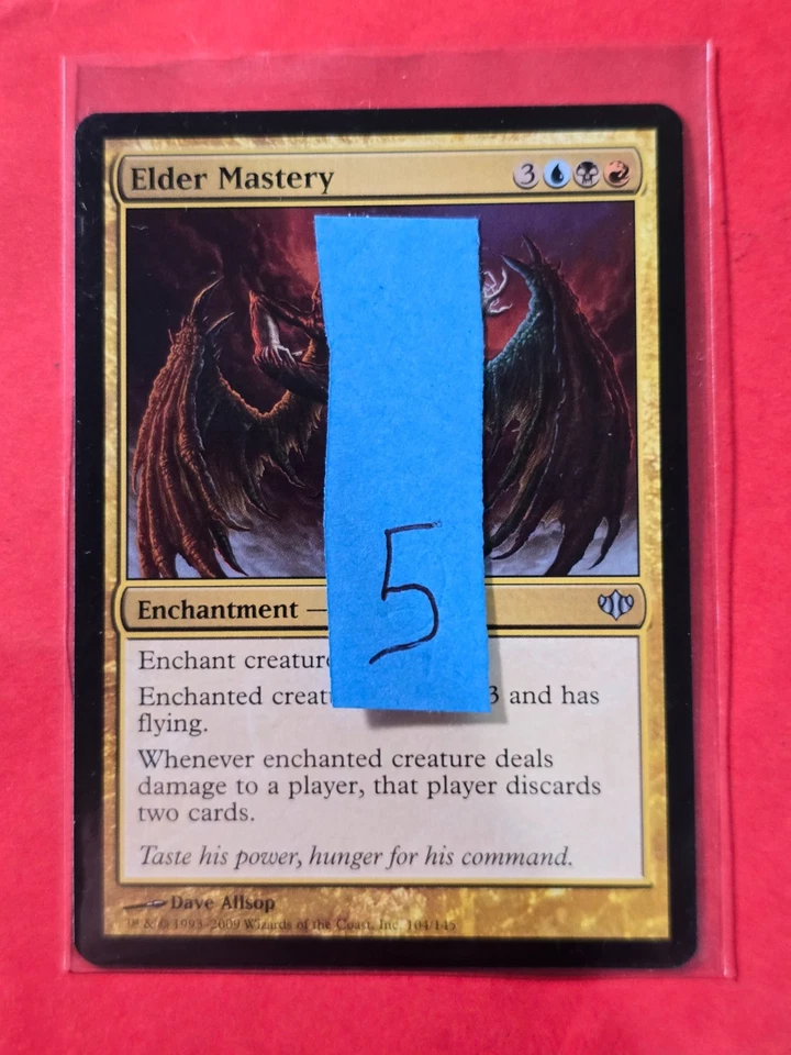 2009 Magic The Gathering Conflux #104 Elder Mastery, UC, NF, cd5 - Image 3 of 3