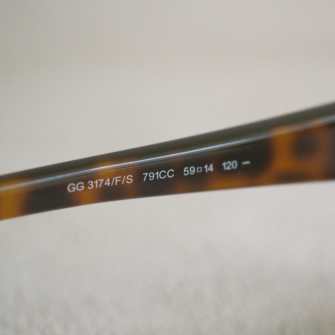 Gucci Tortoiseshell Brown Interlocking G Sunglass… - image 7