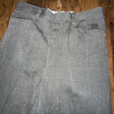 VTG Levi  s Men  s Action Slacks 32W 32L Speckled Gray Sta-Prest 90  s 80  s Retro