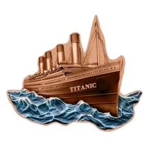 Titanic 2025 5oz ADVP .999 Copper Figure in Capsule Limited Mintage Edition 5000