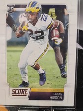 2019 Score - Rookies Karan Higdon #341 (RC)