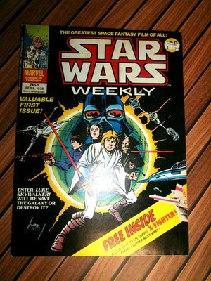 Marvel 1978 Star Wars Weekly No. 1  With Free Gift Unpunched