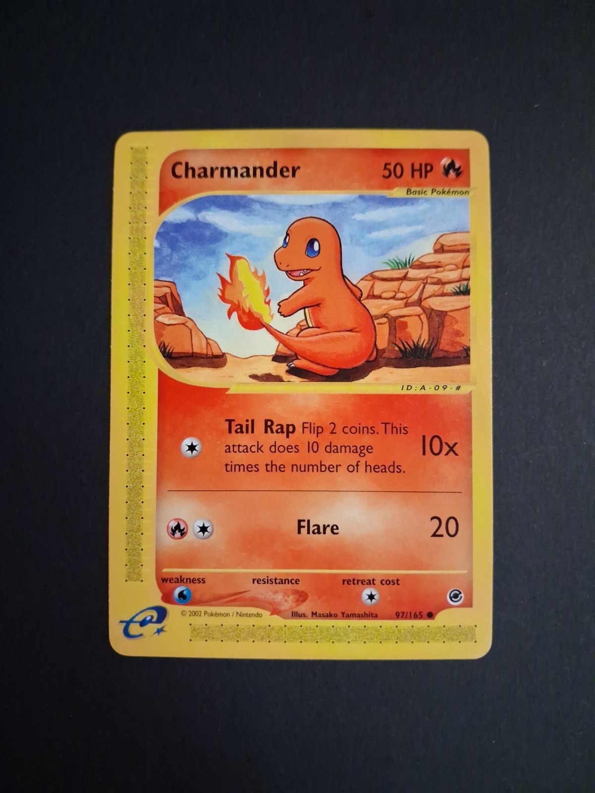 Charmander 97/165 Expedition Base Set e-Reader Pokemon Card 2002 NM Condition