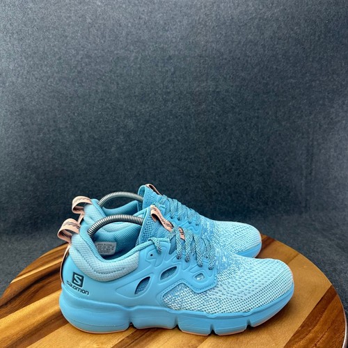 Salomon Predict SOC 2 Road Running Shoe Womens 9 Crystal Blue Gym Sneakers